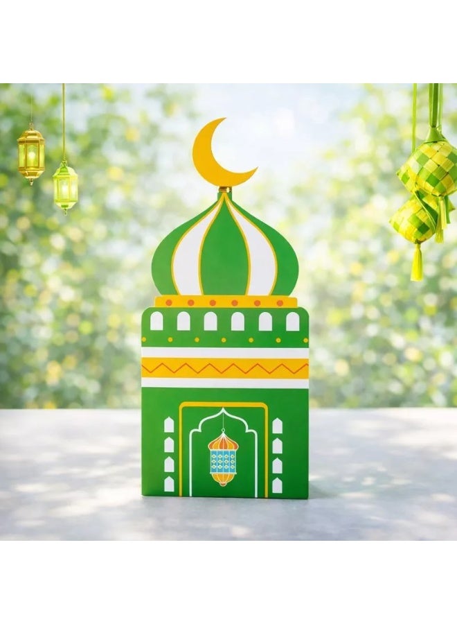 12pcs Eid Mubarak Decorative Gift Boxes – Colorful Ramadan Party Favors & Eid Celebration Decorations - Image 4